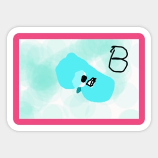 the b Sticker